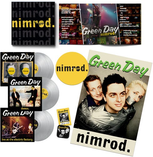 Green Day Nimrod 25th Anniversary Edition LP/Vinyl