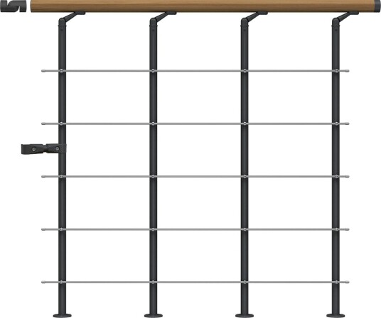 Dolle Gelender Til Repos Style6 Eik Lakkert Startkit Svart Dolle Gelender Til Repos Style6 Eik Lakkert Startkit Svart