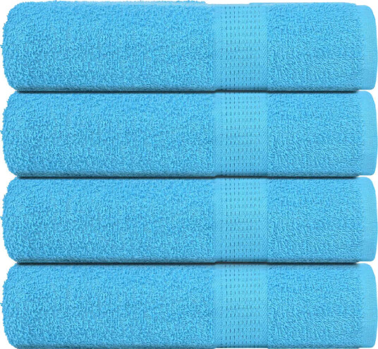 vidaXL Badehåndklær FROGN 4 stk turkis 100x150 cm 360 gsm vidaXL Badehåndklær FROGN 4 stk turkis 100x150 cm 360 gsm