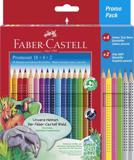Faber-Castell Promotion set Colour Grip 18+4+2 pcs 201540