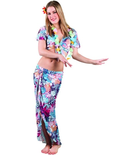 National Hawaii-Turistkostyme For Kvinner. Size-One Size