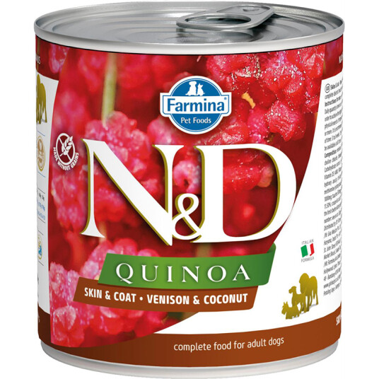 Farmina N&D Quinoa Venison Våtfôr til hund 6 x 285 g