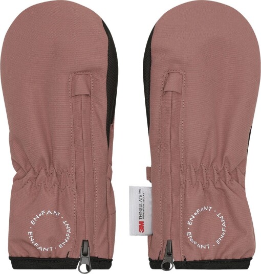 En Fant Mittens W. Zipper   BURLWOOD   1 2Y