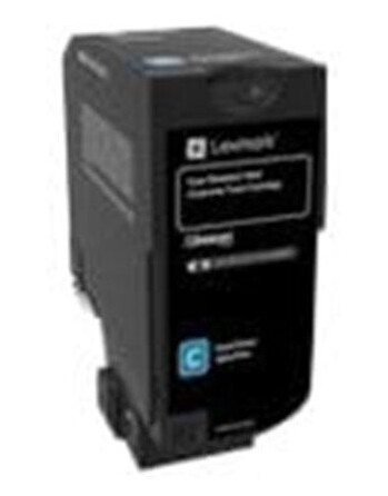 Lexmark - cyan - original - toner cartridge - LCCP LRP Corporate - Laser toner Blå
