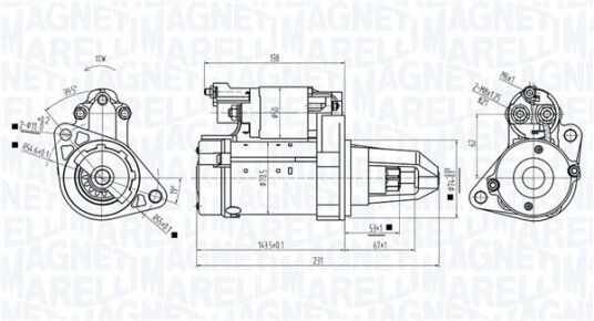 Starter MAGNETI MARELLI 063725589010
