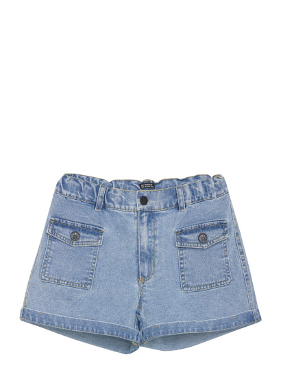 Indian Blue Jeans Denim Cargo Shorts Blue Blue 176