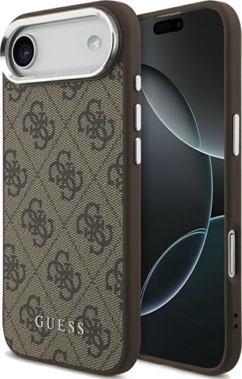 GUESS 4G Classic Logo MagSafe Case for iPhone Air - Brown