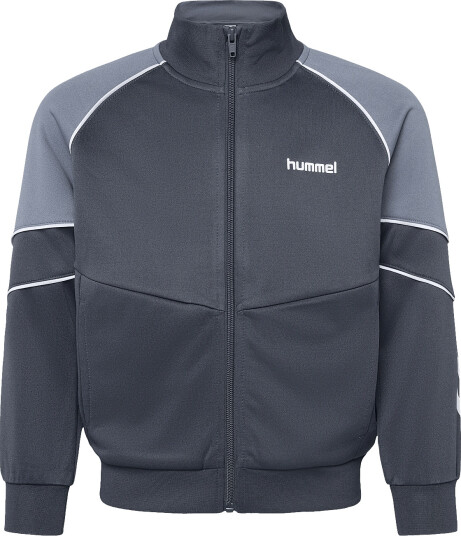 Hummel Hmljr Reg Poly Block Zip Jacket Navy 110/116