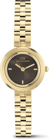 Gold 25mm Watch Aurea 3 link Amber | DW