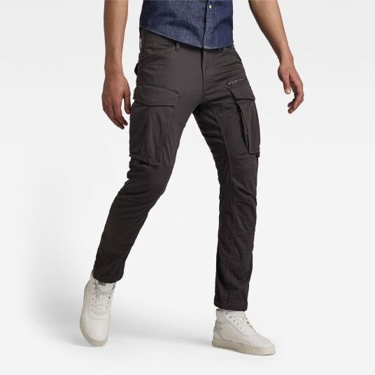 G-Star RAW Rovic Zip 3D Straight Tapered Pant - Grey - Men 38-32 Grey male G-Star RAW Rovic Zip 3D Straight Tapered Pant - Grey - Men 38-32 Grey male