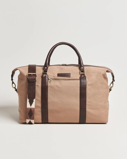 Pampeano Cabballero Large Canvas Weekend Bag Khaki Pampeano Cabballero Large Canvas Weekend Bag Khaki