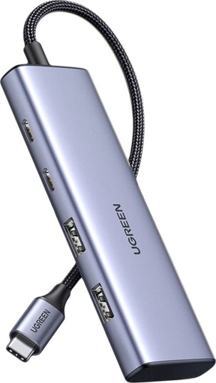 Ugreen Hub USB-C til 2x USB-A / 2 x USB-C, 20 cm - Grå