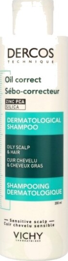 Vichy Dercos Oil Correct Dermatological Shampoo 200 ml