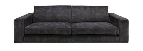 Senna sofa fløyel mørkegrå