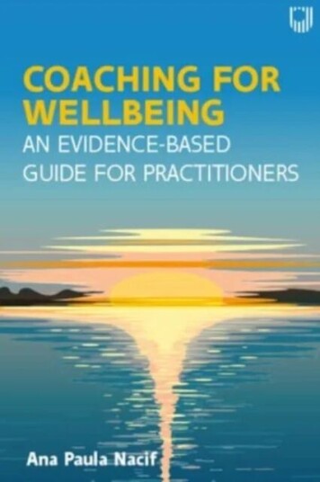 Coaching For Wellbeing: An Evidence-Based Guide For Practitioners Av Nacif