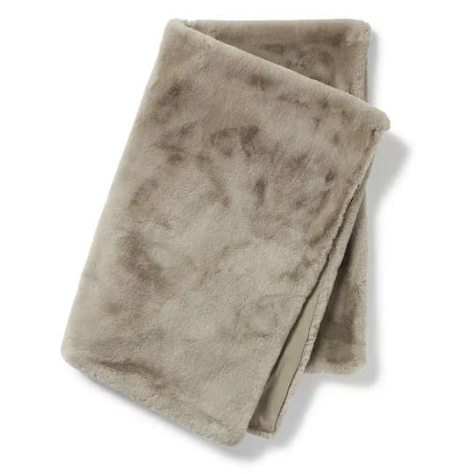 Skinnwille Fluffy Pledd Ivory