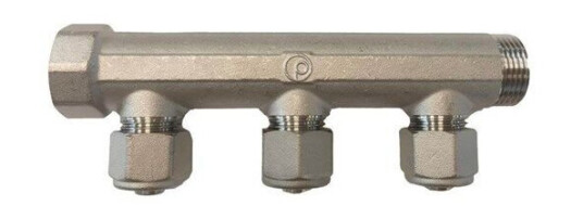 Pettinaroli Manifold TEA med 3 Uttak 16/12 mm for Hydraulikk Pettinaroli Manifold TEA med 3 Uttak 16/12 mm for Hydraulikk