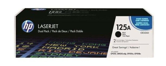 HP 125A / CB540AD - Black Laser Toner - Laser toner Svart