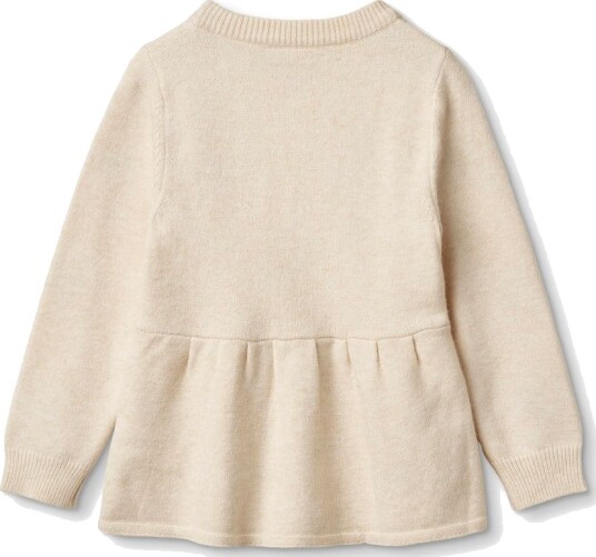 Fliink Alon Owl Blouse Knit Sandshell (110 / 5 år)