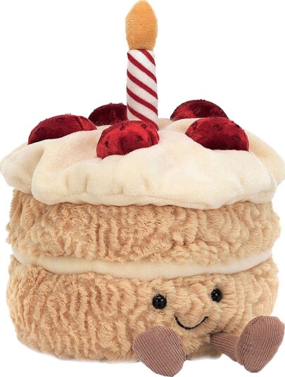 Jellycat Kosedyr 16x12 cm Amuseable Bursdag Cake