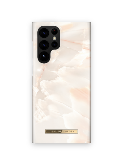 iDeal of Sweden Fashion Case Galaxy S22u Rose Pearl Marble