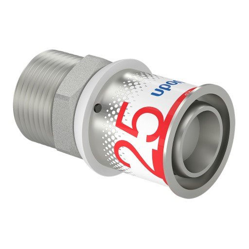 Uponor S-Press kobling m/nippel 25-R3/4"MT Uponor S-Press kobling m/nippel 25-R3/4"MT