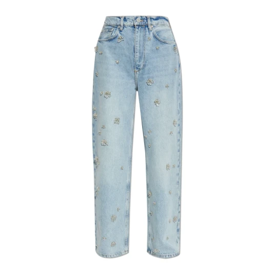 AllSaints Dame Jeans Blå W24,