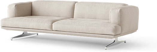 Inland AV23 Sofa 3 Seters Clay 0011/Polert Aluminium Inland AV23 Sofa 3 Seters Clay 0011/Polert Aluminium