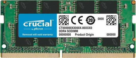 Crucial 16GB SO-DIMM DDR4 RAM 3200 MHz CL22 for Laptop Crucial 16GB SO-DIMM DDR4 RAM 3200 MHz CL22 for Laptop