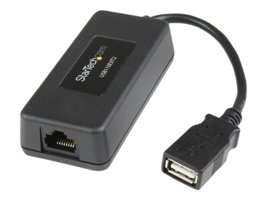 Startech.Com 1-Port Usb 1.1 Extender - Up To 131 Ft (40 M) Over Cat5/Cat6 Extension - Up To 12 Mbps Usb 1.1 Ethernet Extender (Usb110ext2) - Usb-Utvider - Usb - Over Cat 5/6 - Opp Til 40 M - For P/N: Uusbotg