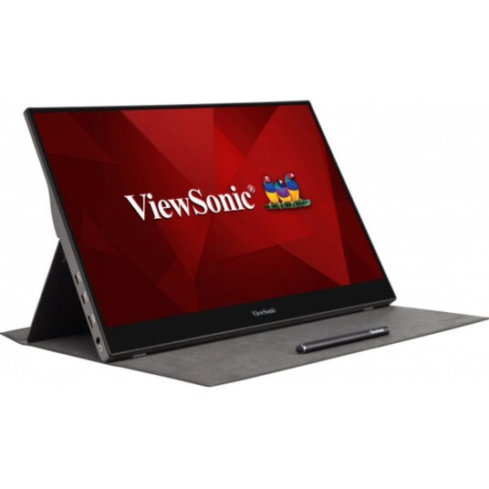 ViewSonic TD1655 15.6" Full HD Berøringsskjerm PC-skjerm med LED Svart/Sølv ViewSonic TD1655 15.6" Full HD Berøringsskjerm PC-skjerm med LED Svart/Sølv