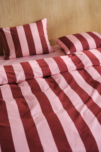 Jotex Dynetrekksett Dobbeltseng Rosa BLOCKY 22324230197
