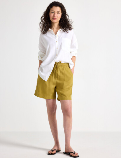 Lindex Shorts Gillian - Yellow - XS
