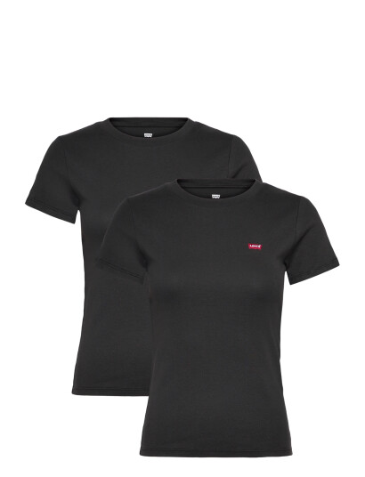 Levi"s® 2Pack Essential Ss Tee 2 Pack Black XS