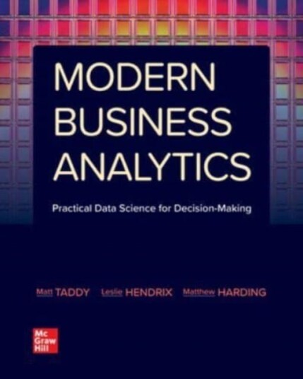 Modern Business Analytics Ise Av Matt Taddy