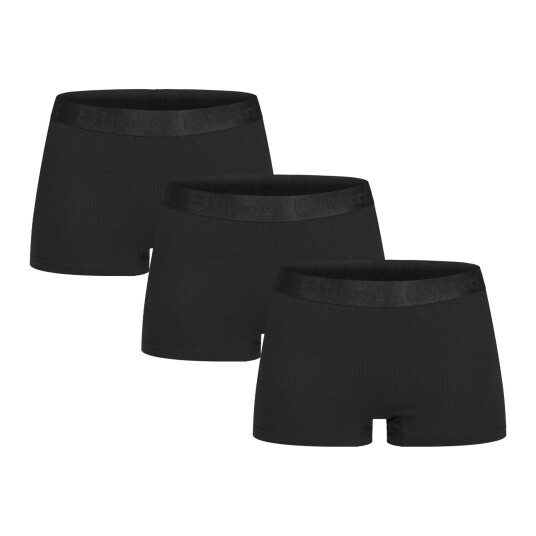Urberg Women's Isane 3-pack Bamboo Boxers Black Beauty XL