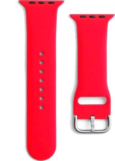 Hurtel Silikonreim til Apple Watch 42 49mm Rød