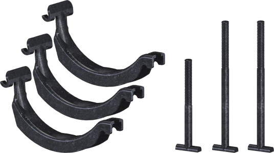Thule ProRide square bar adapter, lastebæreradaptere, 3 stk. STD Thule ProRide square bar adapter, lastebæreradaptere, 3 stk. STD