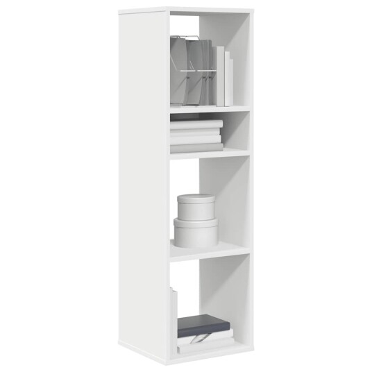 Bokhylle hvit 34x31x112 cm konstruert tre Bokhylle hvit 34x31x112 cm konstruert tre