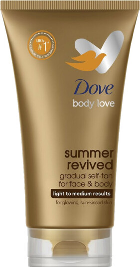 Dove Summer Revived Face & Body Cream Light to Medium 75ml