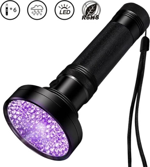 UV UV Lommelykt med 100 LED