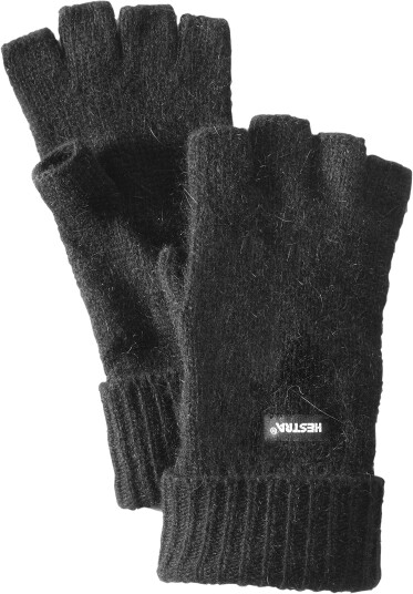 Hestra Men's Pancho Half Finger Black Svart 7