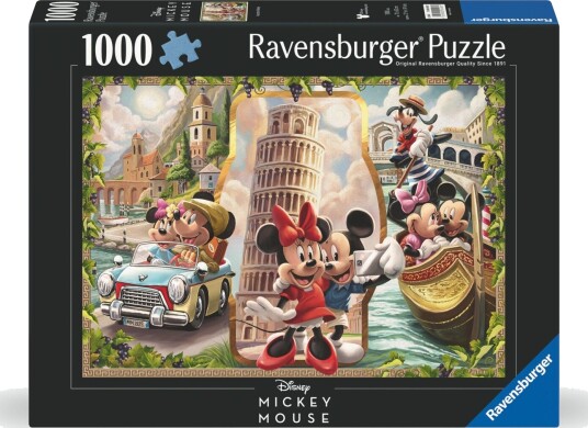 Puslespill 1000 Mikke og Minni Ravensburger Puslespill 1000 Mikke og Minni Ravensburger