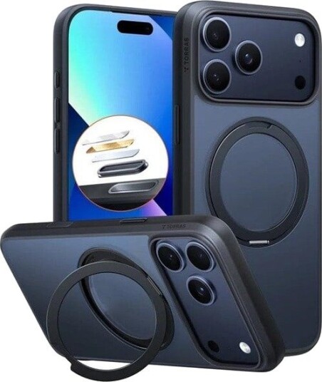 Torras Ostand O1 Guardian - black - iPhone 18 Pro