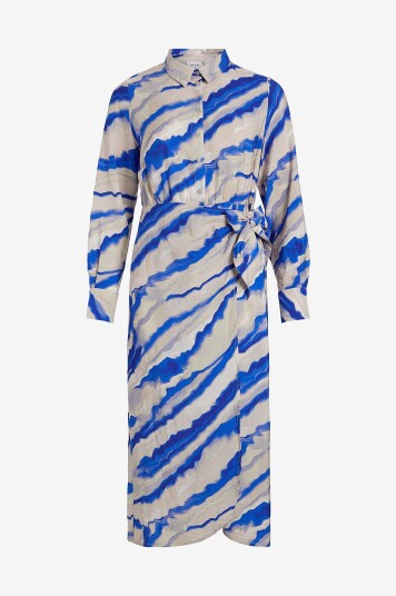 Vila - Skjortekjole viDogma Esa L/S Midi Shirt Dress - Grå Vila - Skjortekjole viDogma Esa L/S Midi Shirt Dress - Grå