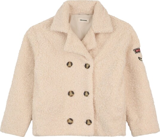 Zadig & Voltaire Kids Jacket Beige 140 Zadig & Voltaire Kids Jacket Beige 140