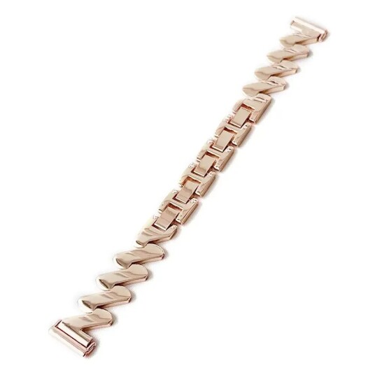 INCOVER Universell 20 mm Bølget Metall Smartklokkerem - Rose Gold