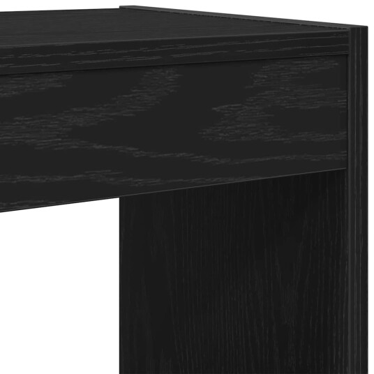Bokhylle Svart Eik 40x30x198 cm Laget av Tre