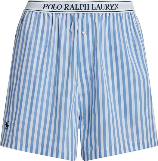Polo Ralph Lauren Intimates Striped Cotton Boxer Blue L