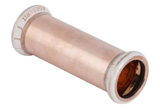 Geberit Mapress Kobber Glidemuffe 35mm Pressfitting for Sanitæranlegg